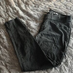 Nine West Black and Gray Skinny Pants